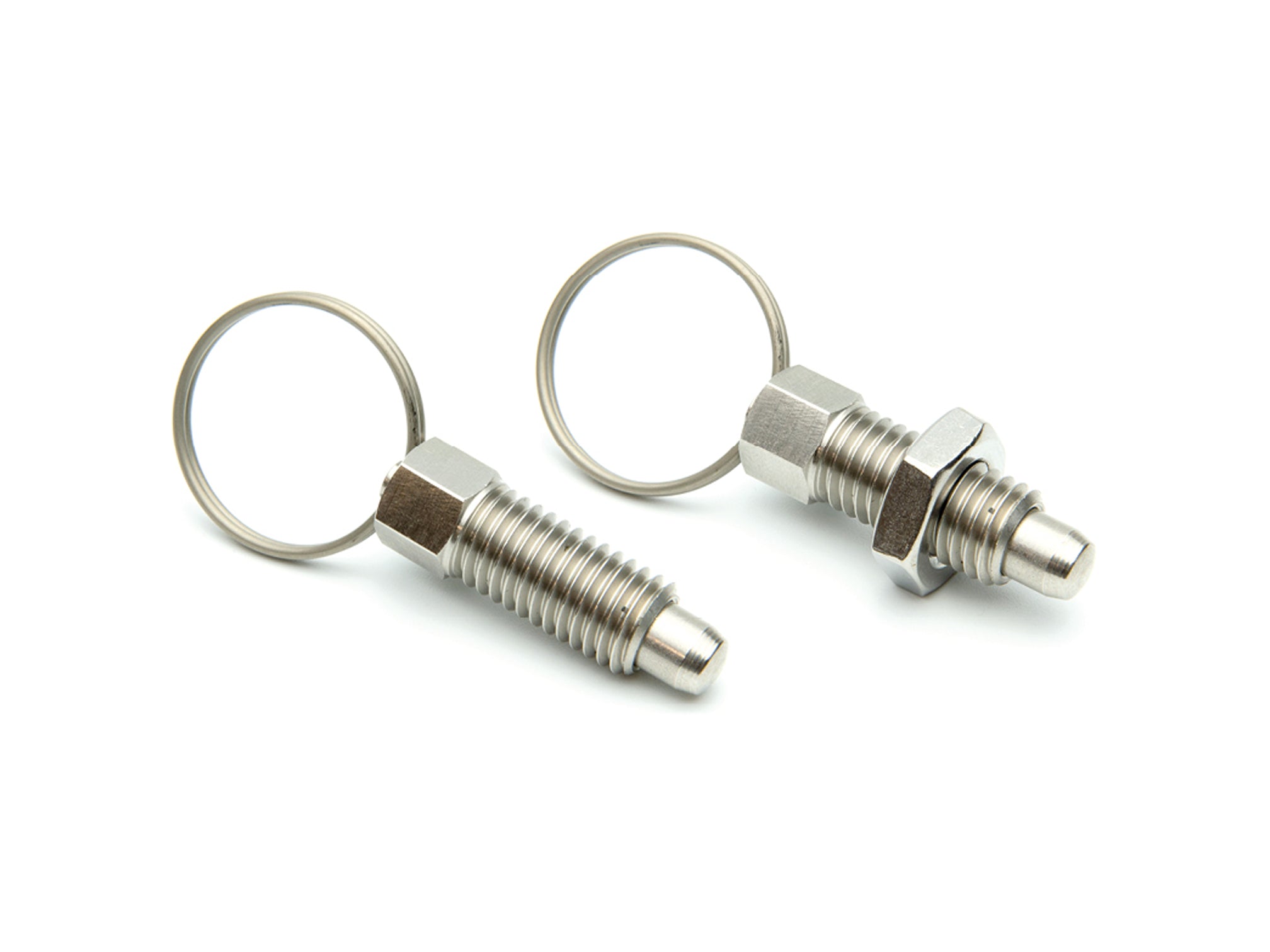 Spring plunger with body, ring, tip and spring in AISI 303 stainless steel - model PSDAX and PSDAX/C - Gamm Spring plunger with body, ring, tip and spring in AISI 303 stainless steel - model PSDAX and PSDAX/C - Gamm